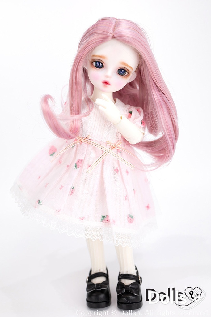 YOsd 幼SD サイズ耐熱ウイッグ 6~7インチ	WS-032 (インディピンク)