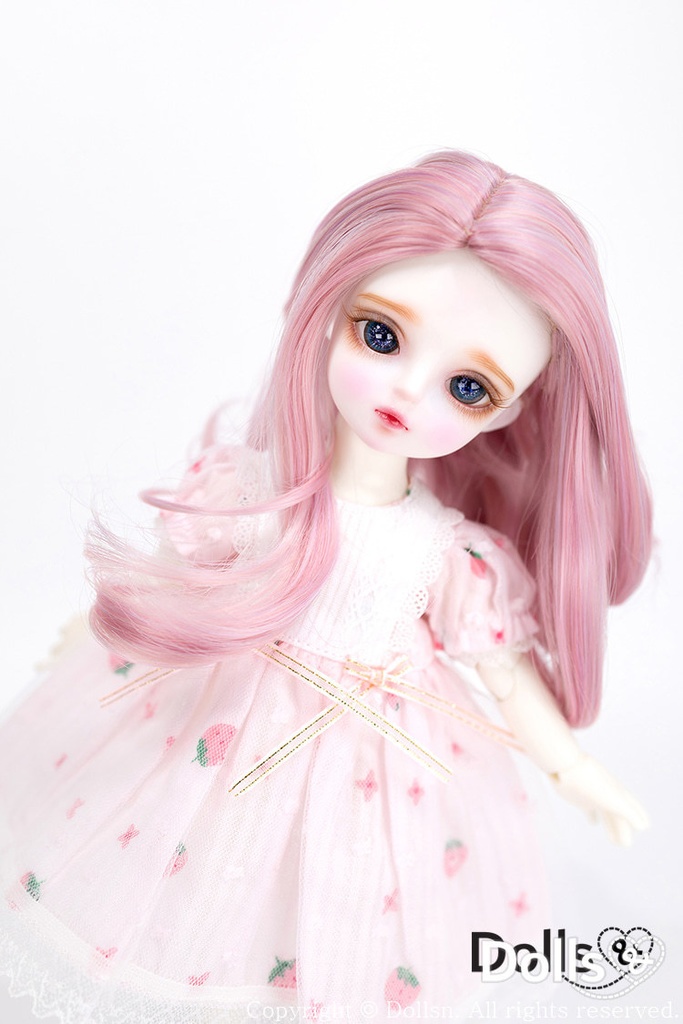 YOsd 幼SD サイズ耐熱ウイッグ 6~7インチ	WS-032 (インディピンク)