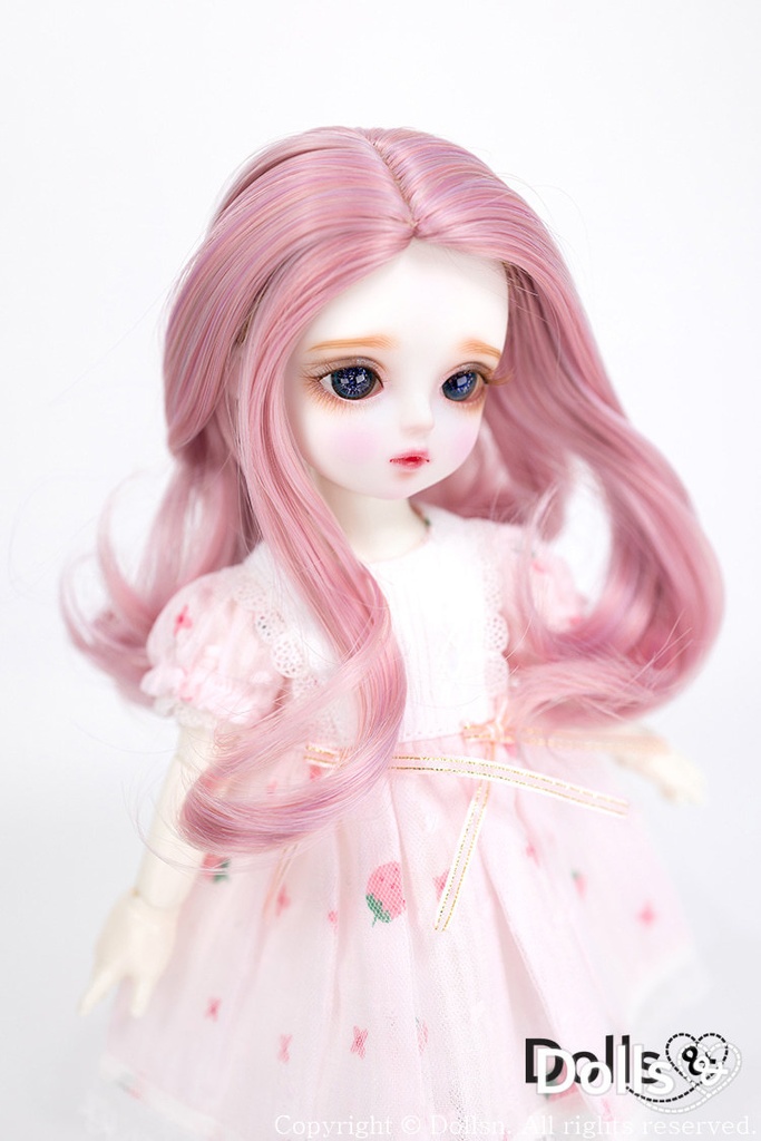 YOsd 幼SD サイズ耐熱ウイッグ 6~7インチ	WS-032 (インディピンク)