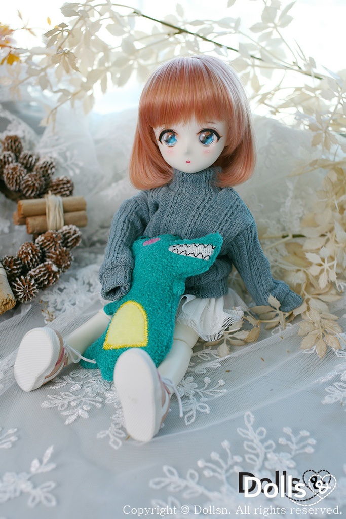 タートルネックニットブルー 1/6 USD 