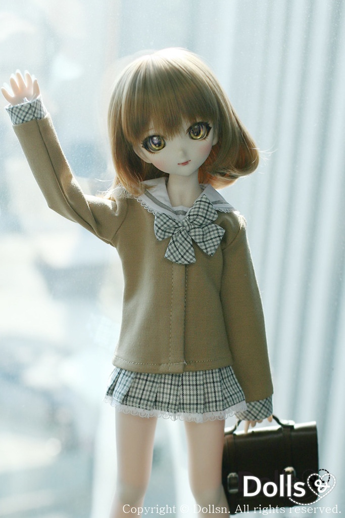 新品未使用 60cm Doll シャツ スカートセット 制服 4 kead.al