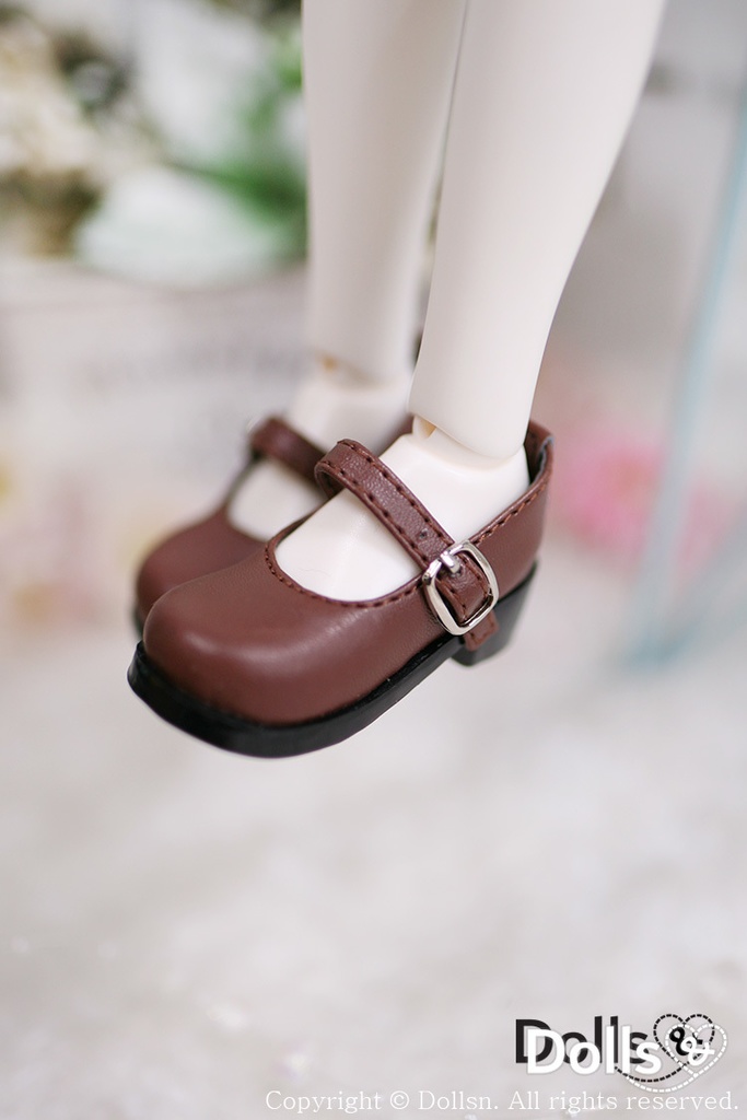 ストラップパンプスブラウン 1/4 MSD 