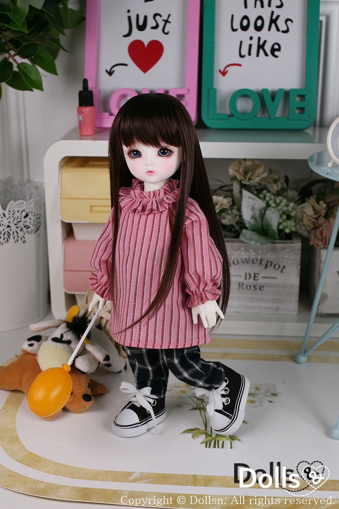 ストライプシャツピンク 1/6 USD 