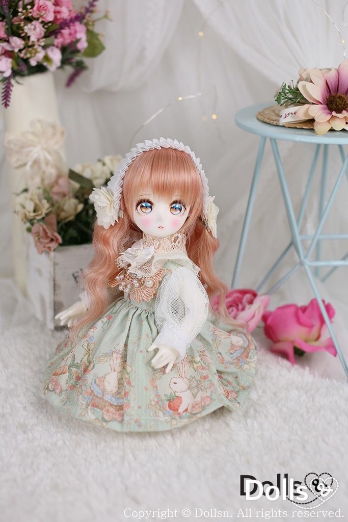 ミントラビットドレスボンネット付き 1/6 USD 
