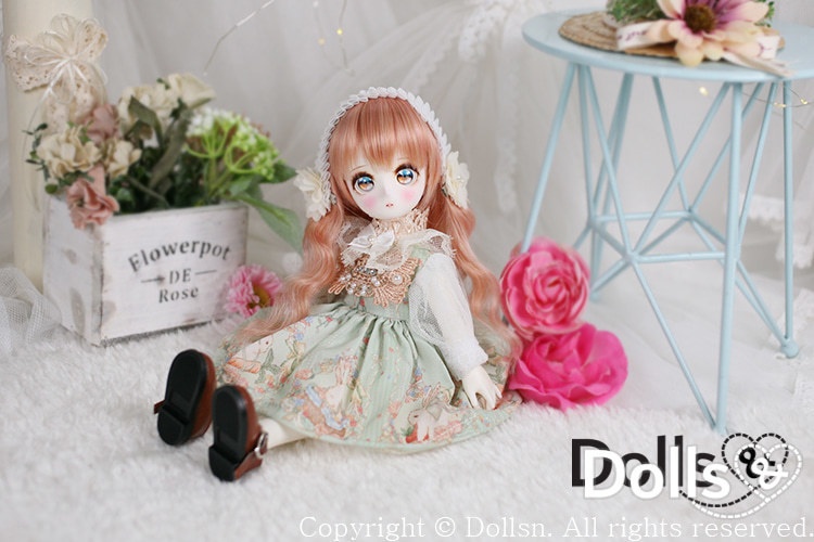 ミントラビットドレスボンネット付き 1/6 USD 
