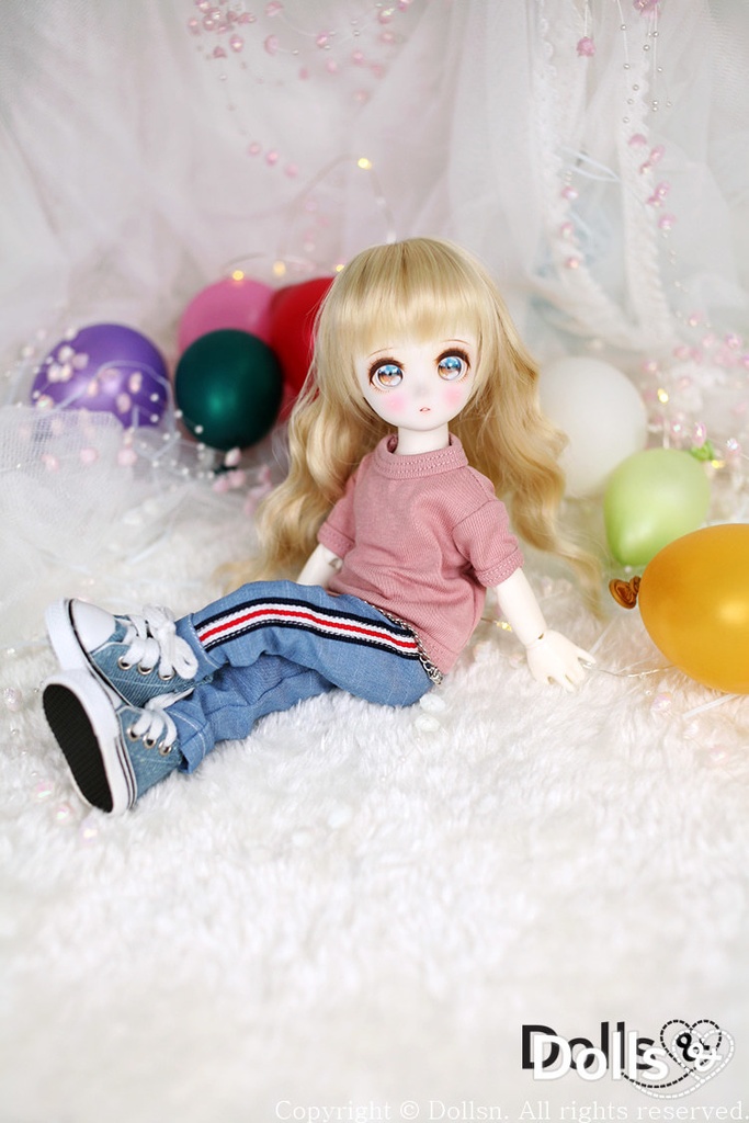 ピンク色Tシャツ 1/6 USD 