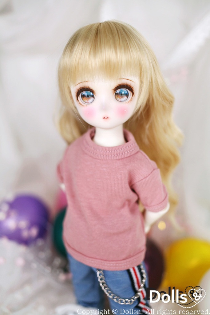 ピンク色Tシャツ 1/6 USD 