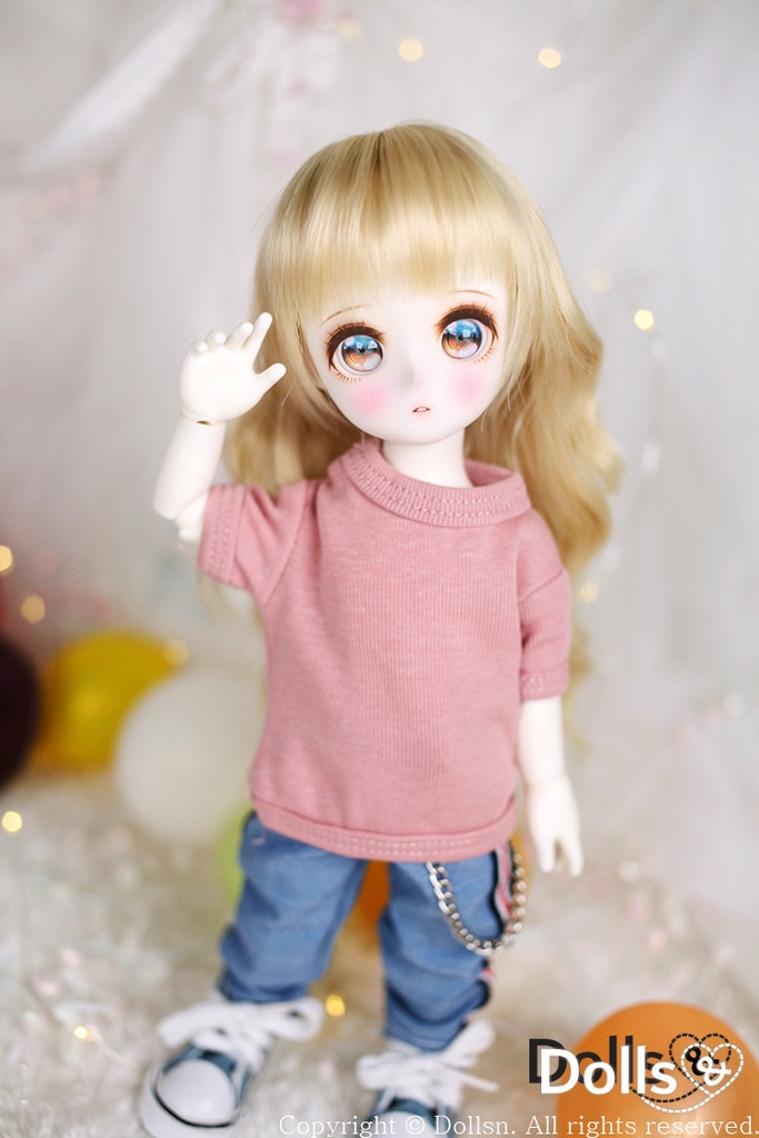 ピンク色Tシャツ 1/6 USD 