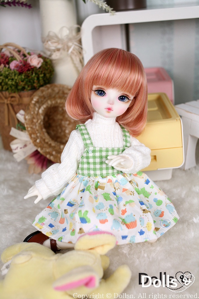 タートルネックとサロペットスカート 1/6 USD 