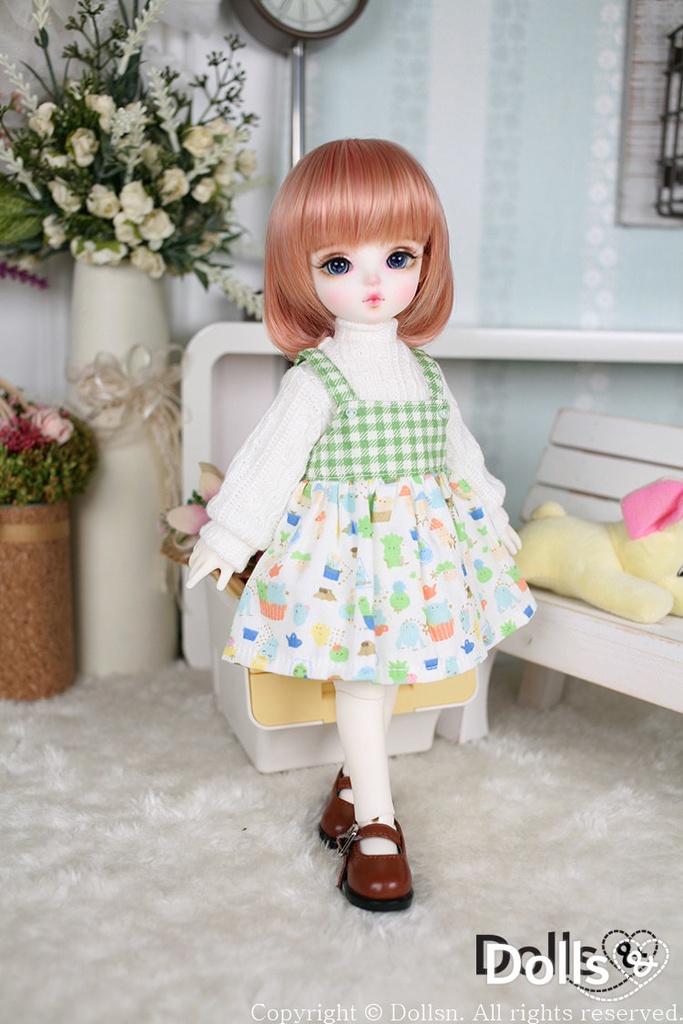 タートルネックとサロペットスカート 1/6 USD 