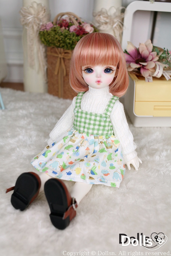 タートルネックとサロペットスカート 1/6 USD 