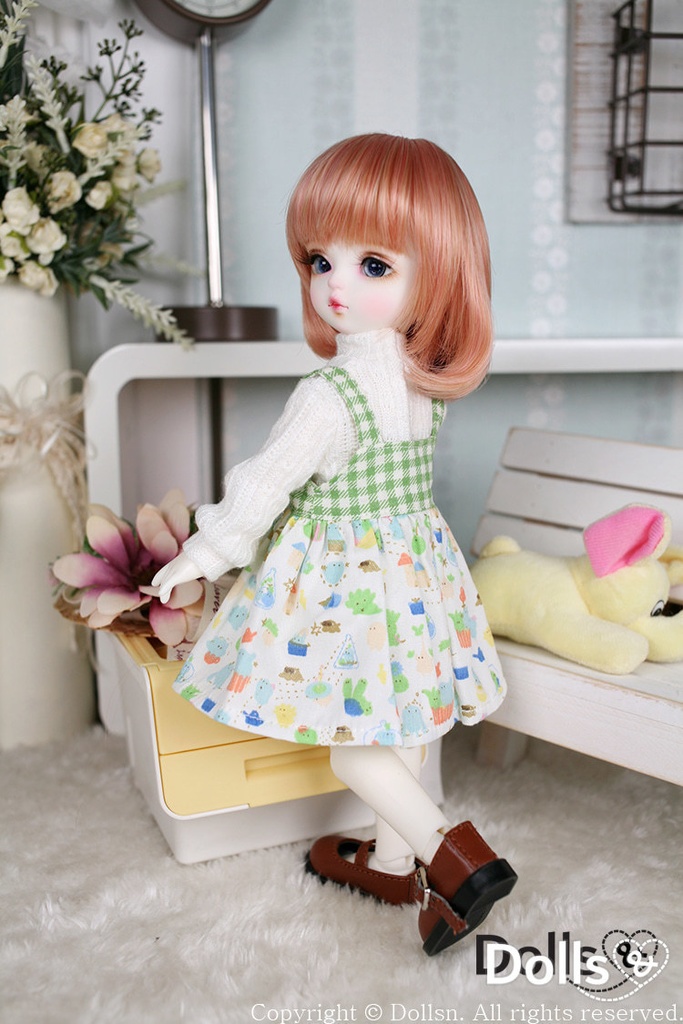 タートルネックとサロペットスカート 1/6 USD 