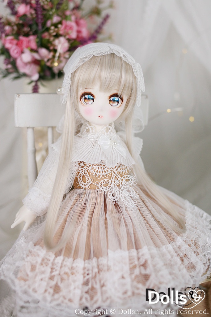 レースワンピースベージュ 1/6 USD 