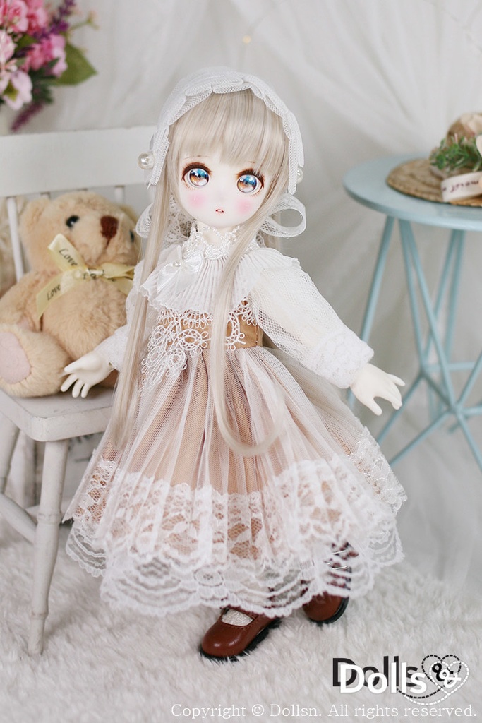 レースワンピースベージュ 1/6 USD 