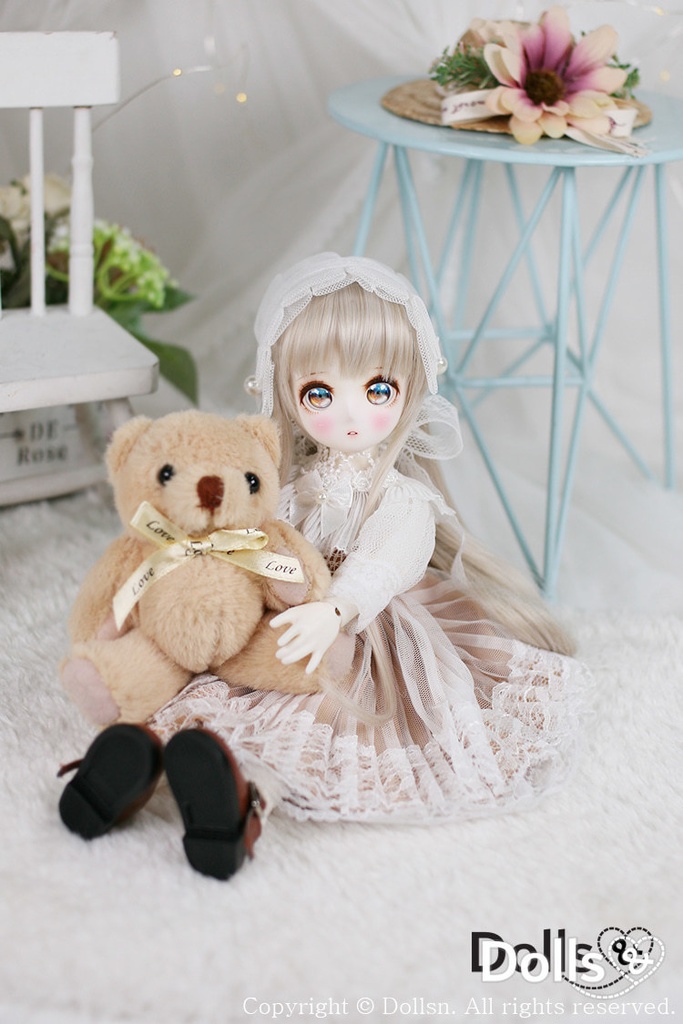 レースワンピースベージュ 1/6 USD 