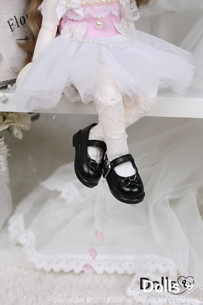 リボンパンプスブラック 1/6 USD