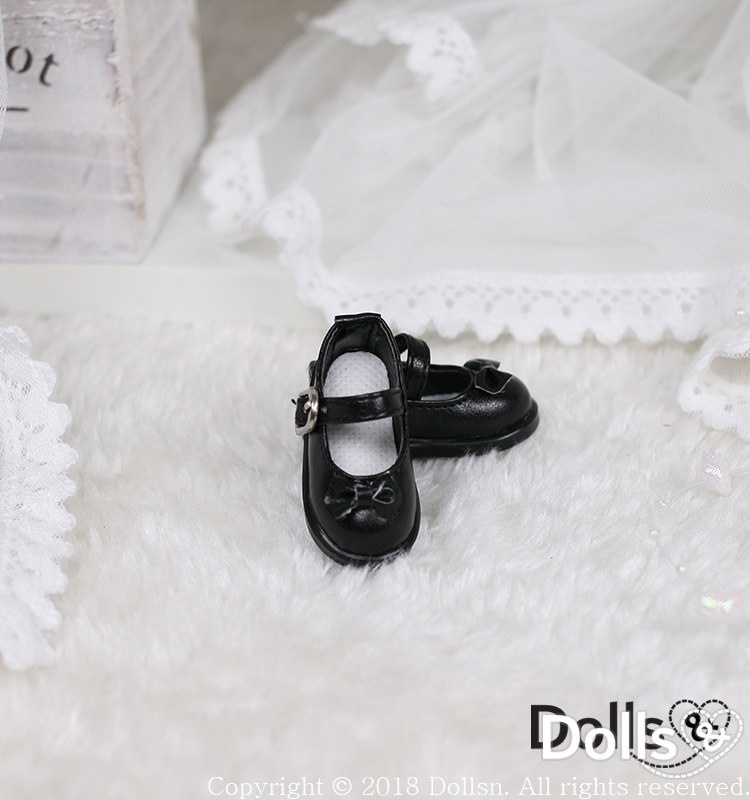 リボンパンプスブラック 1/6 USD