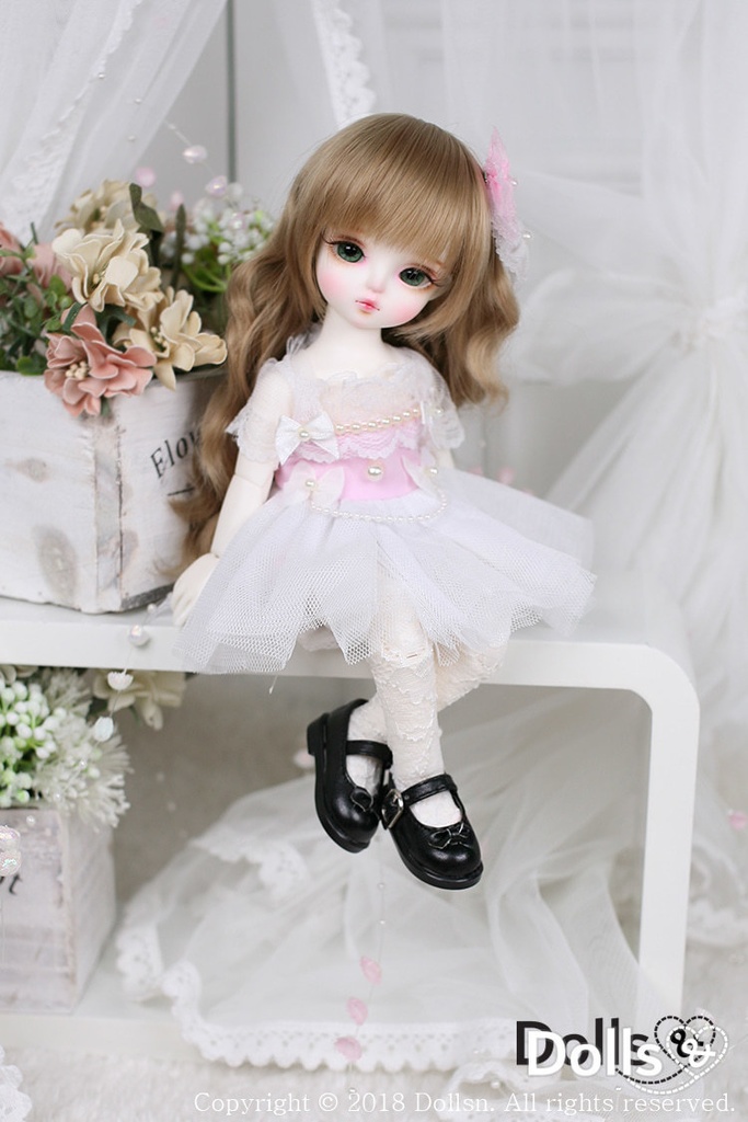 リボンパンプスブラック 1/6 USD