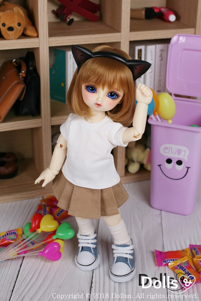 キャンバススニーカーブルー 1/6 USD 