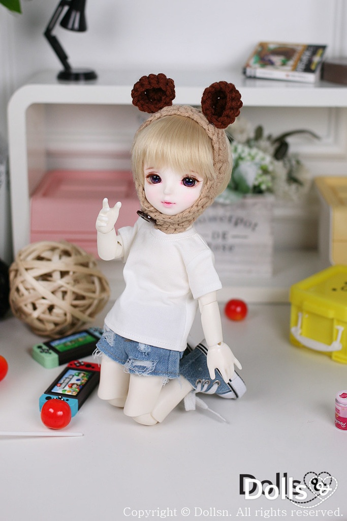ネズミさん編みヘアバンド 1/6 USD 