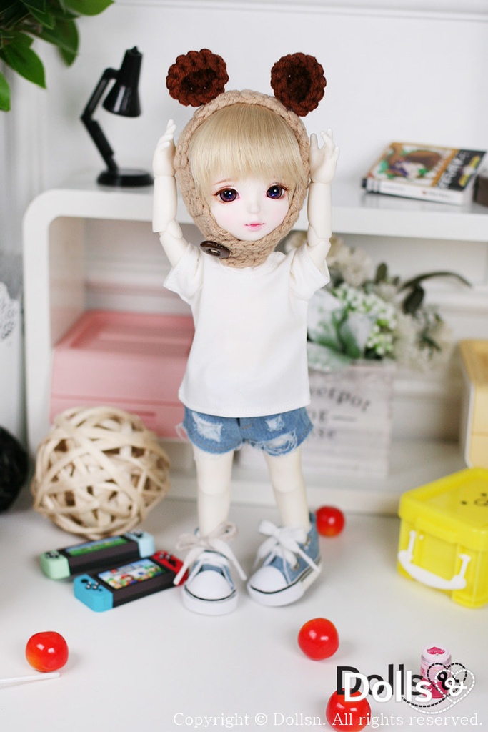 ネズミさん編みヘアバンド 1/6 USD 