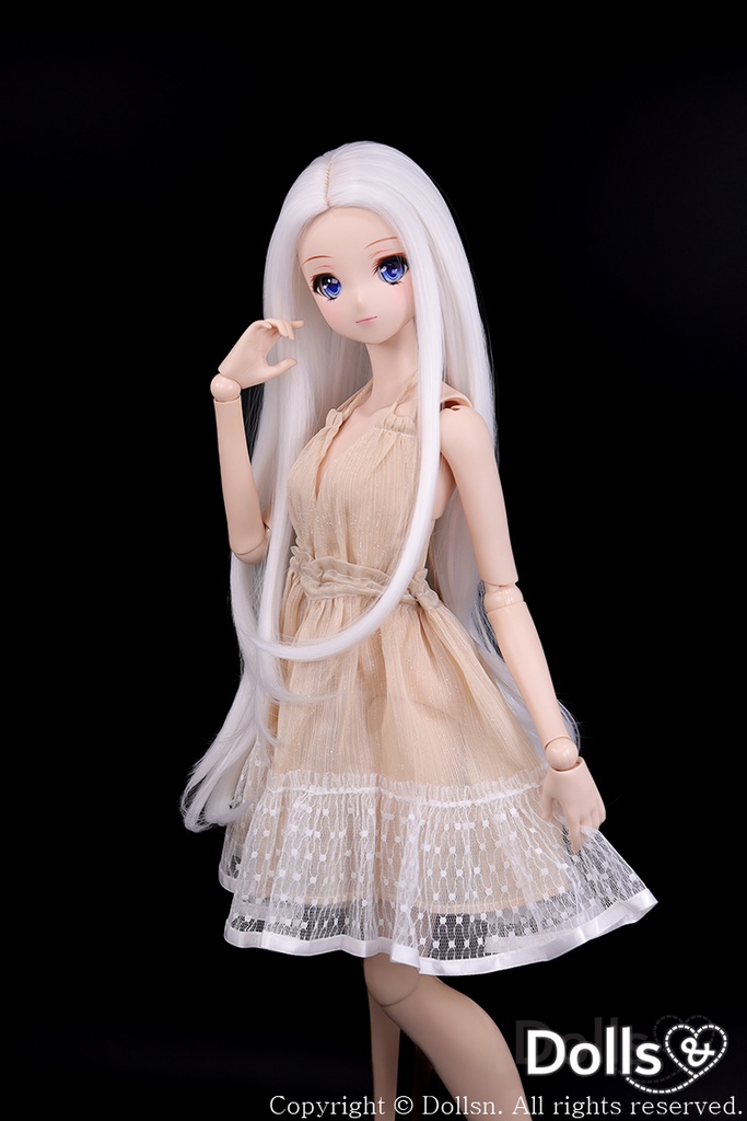 SD DDサイズ耐熱ウイッグ 8~9インチ WM-029 (ロイヤルミルク)
