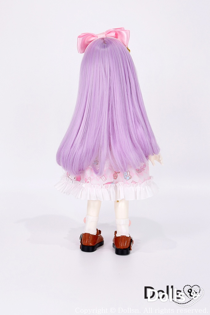 YOsd 幼SD サイズ耐熱ウイッグ 6~7インチ WS-002 (ラベンダー)