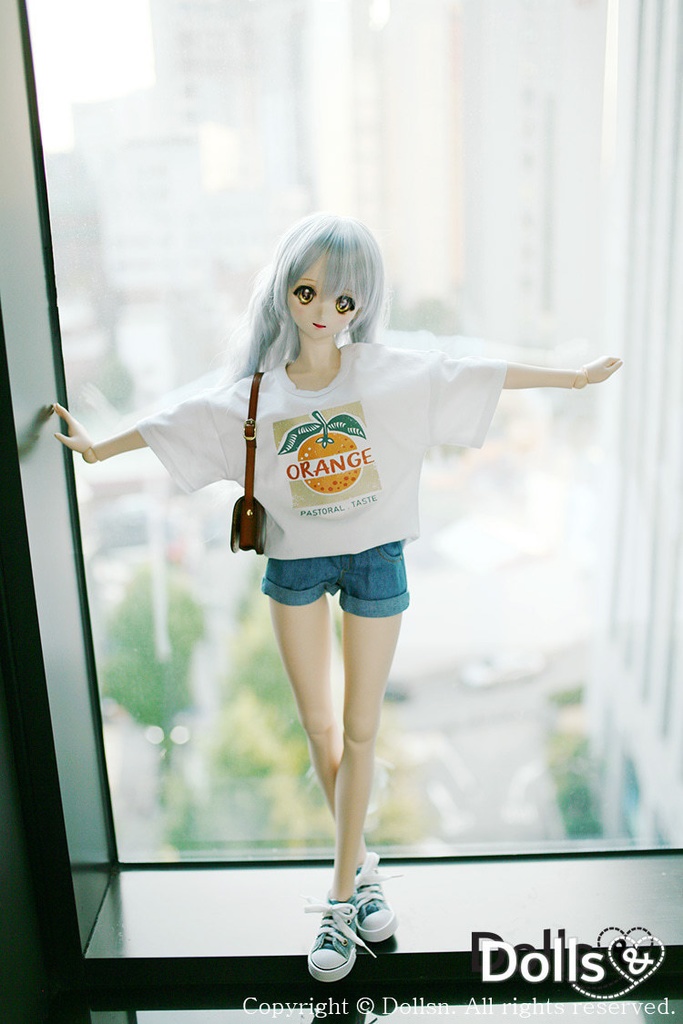 プリントシャツホワイト 1/3 SD 