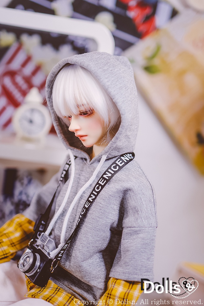 レイヤードフードTグレー 1/4 MSD 