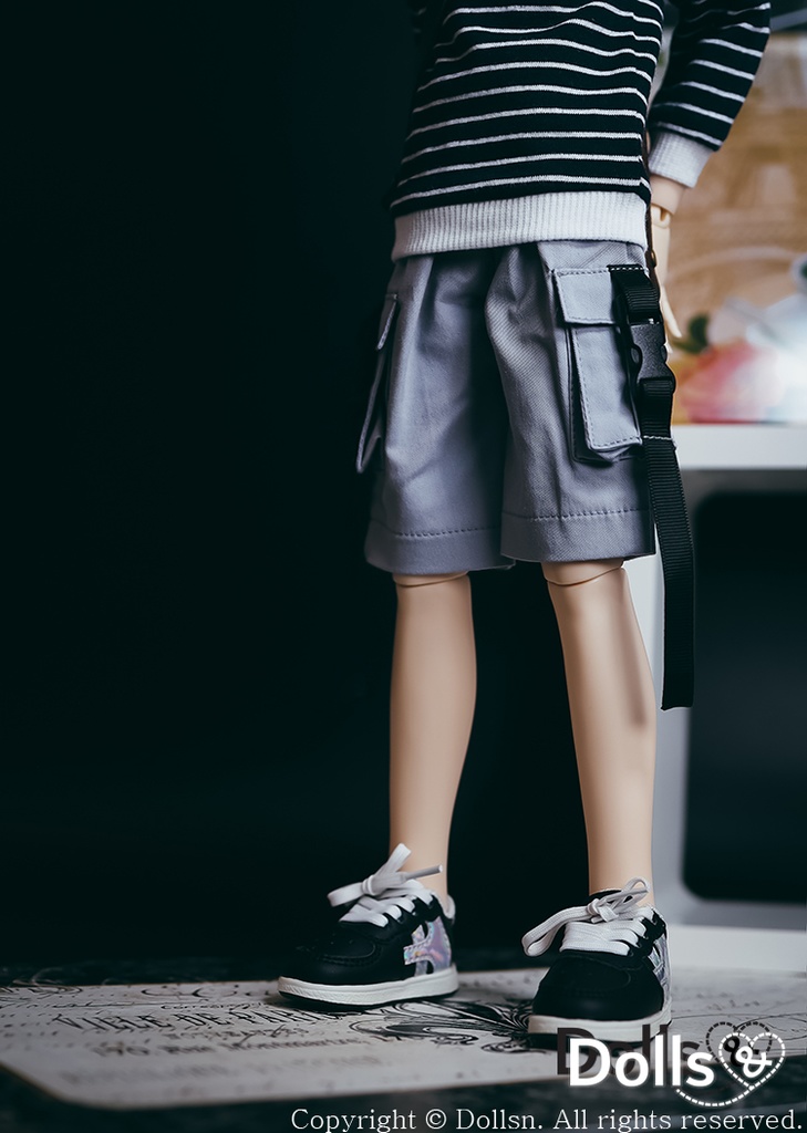 カーゴパンツハーフライトグレー 1/4 MSD 