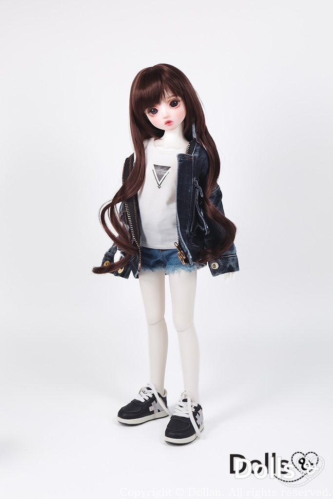MSD SDMサイズ耐熱ウイッグ 7~8インチ WMM-027 (チョコレート)