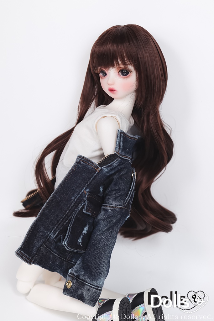 MSD SDMサイズ耐熱ウイッグ 7~8インチ WMM-027 (チョコレート)