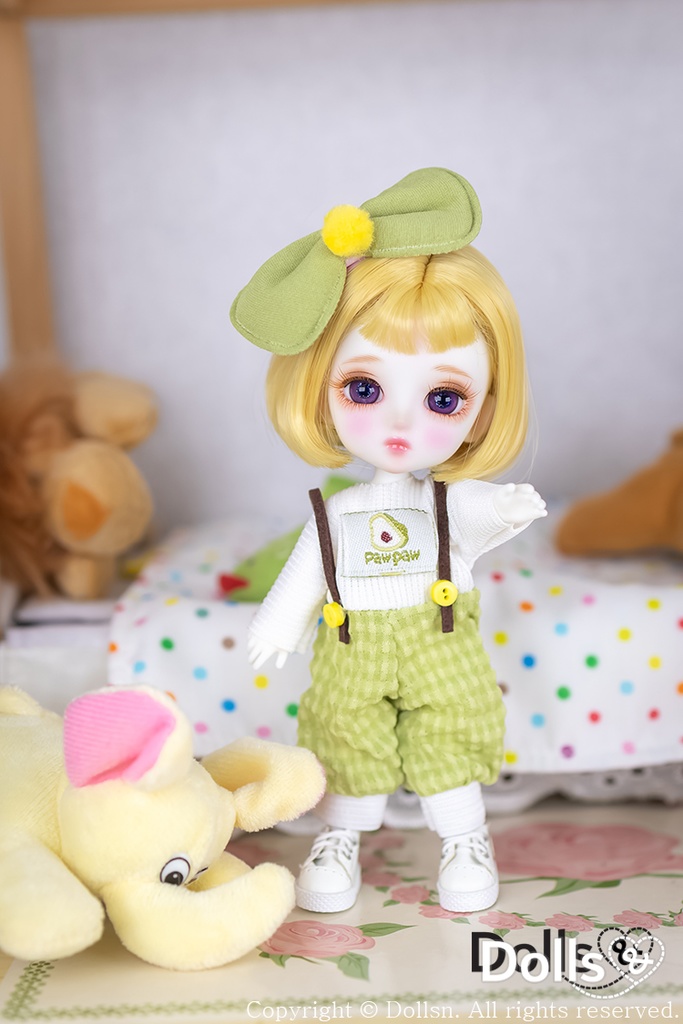 サスペンダーパンツセット1/12 オビツ11 