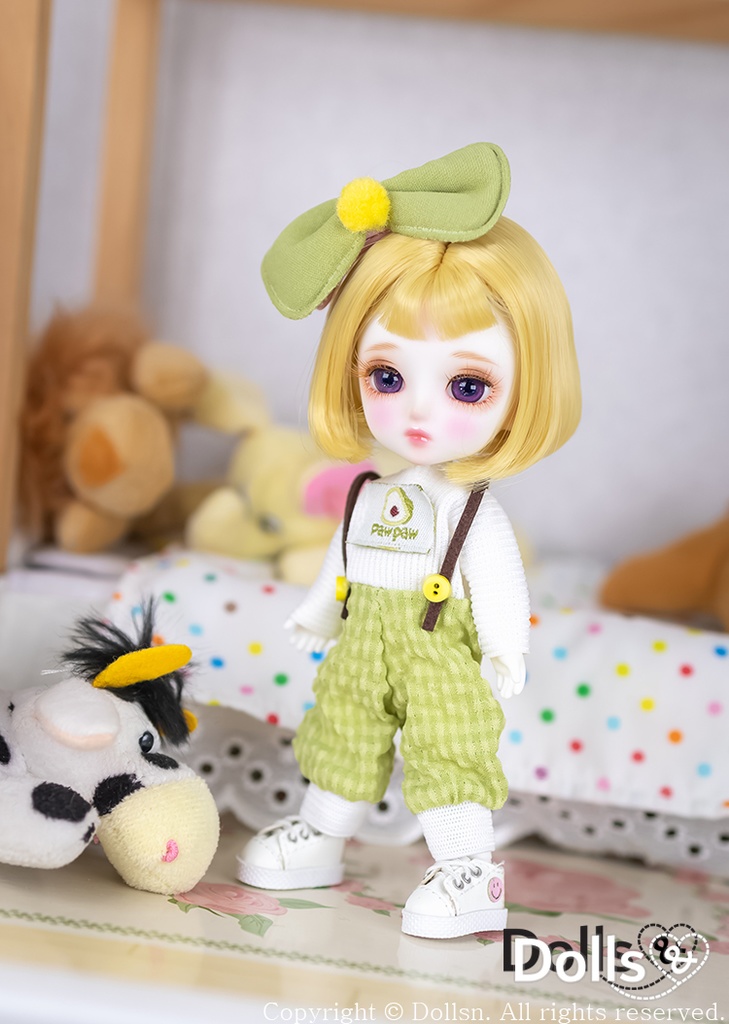 サスペンダーパンツセット1/12 オビツ11 