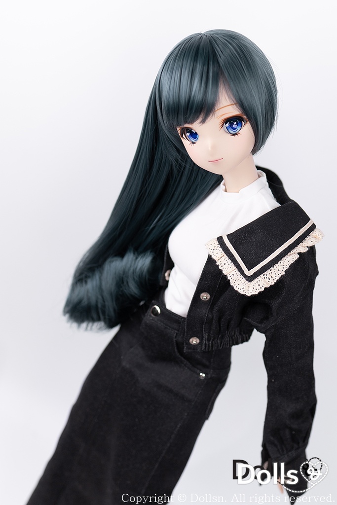 SD DDサイズ耐熱ウイッグ 8~9インチWM-002 (マーメイドグリーン)
