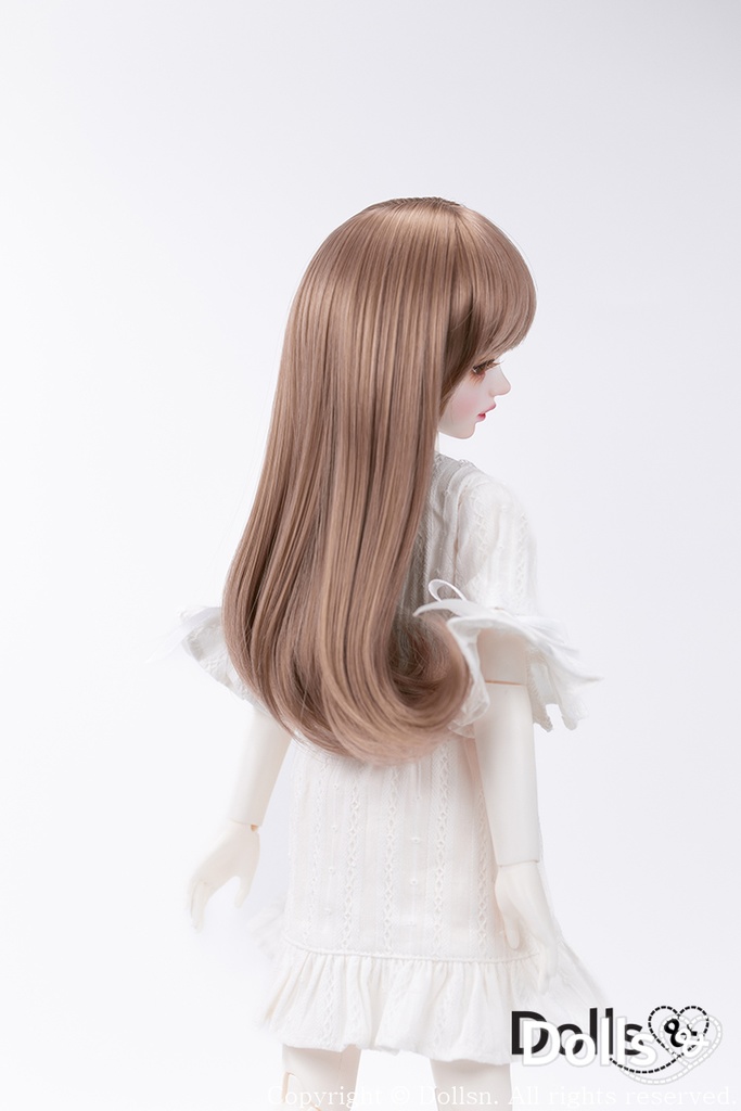 MSD SDMサイズ耐熱ウイッグ 7~8インチ ストレート WMM-002 (ピンクブラウン)