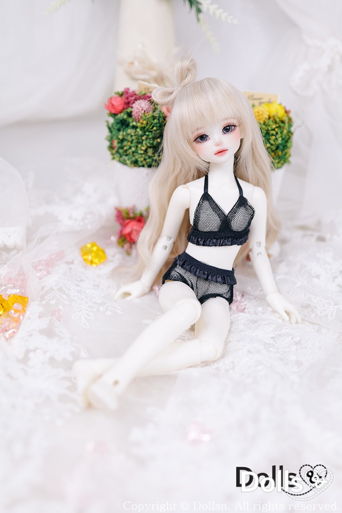  下着セット ブラック 1/6 USD