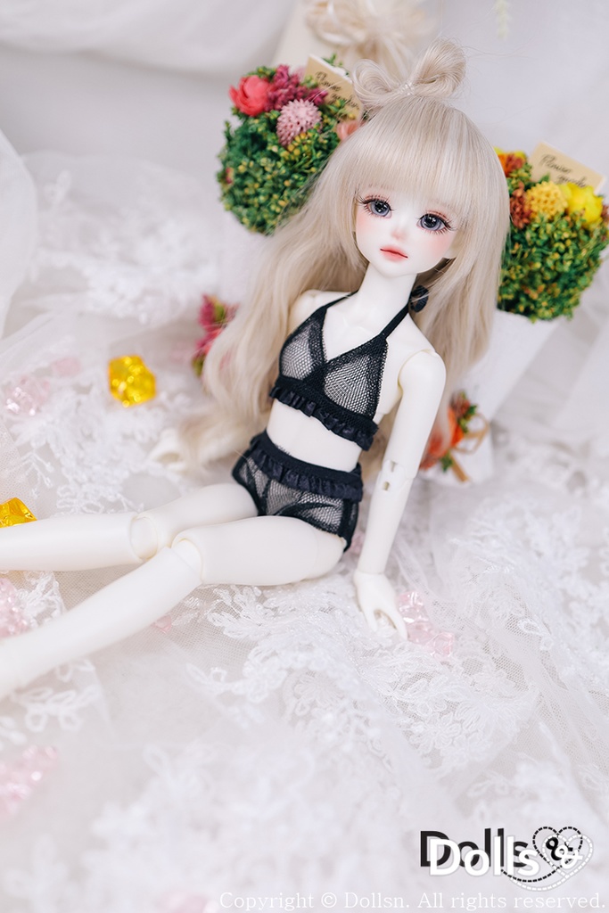  下着セット ブラック 1/6 USD