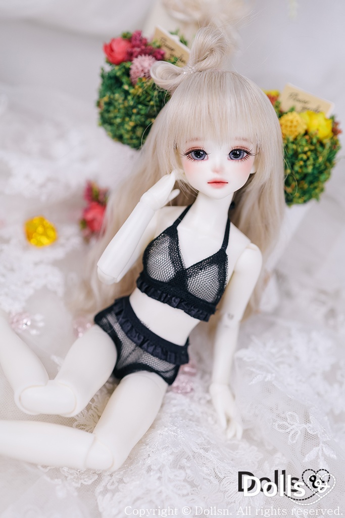  下着セット ブラック 1/6 USD