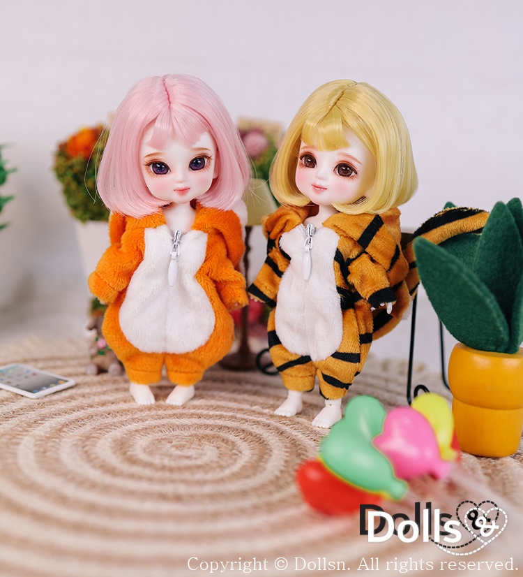 動物コースチューム キツネ1/12 オビツ11
