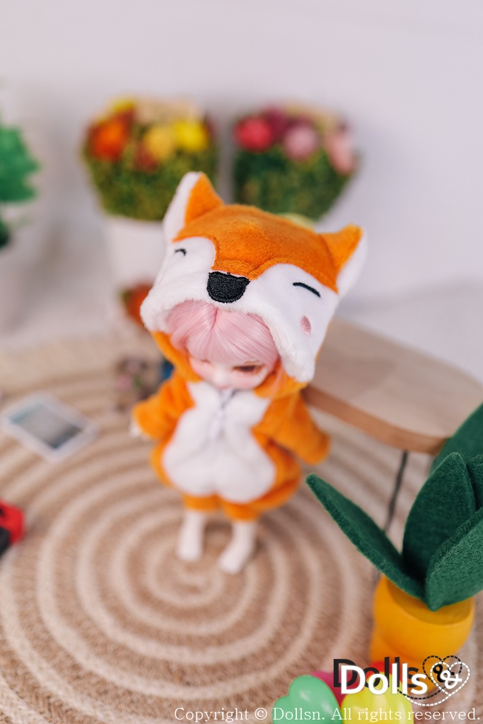 動物コースチューム キツネ1/12 オビツ11