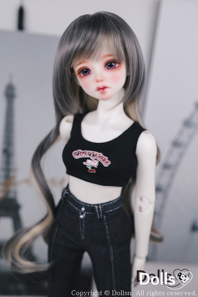 トップス ブラック 1/4 MSD