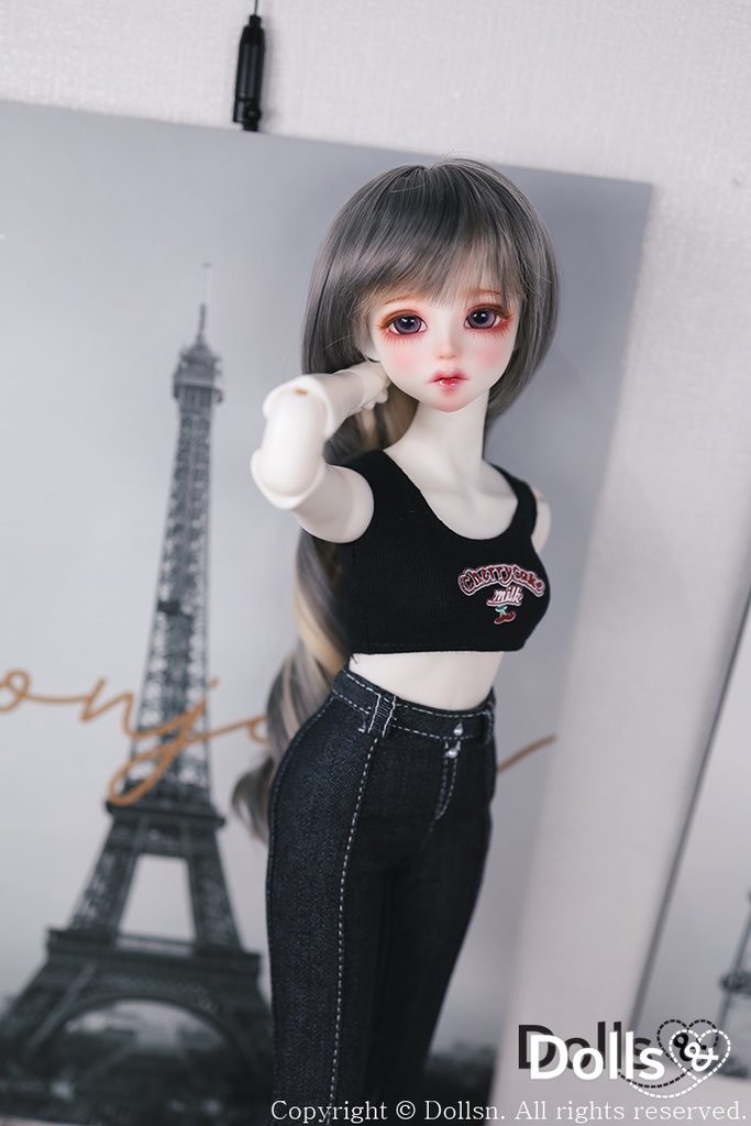 トップス ブラック 1/4 MSD