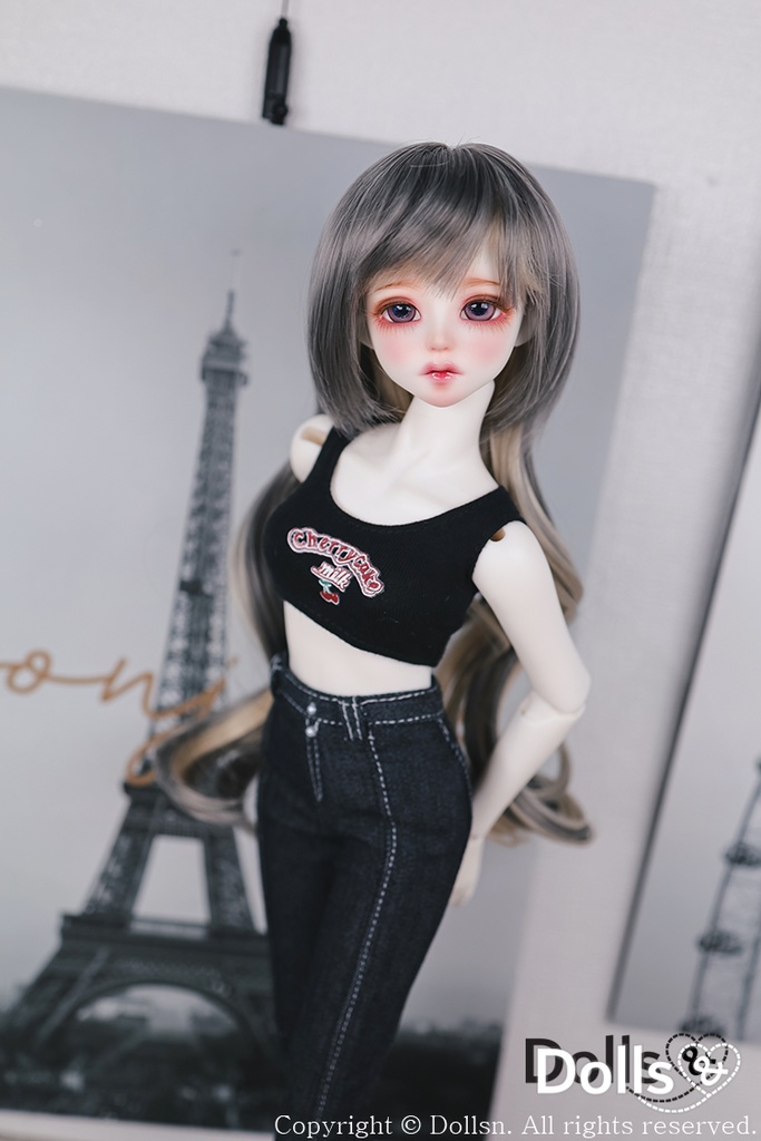 トップス ブラック 1/4 MSD
