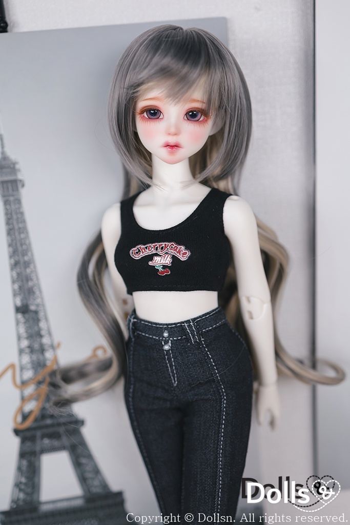 トップス ブラック 1/4 MSD