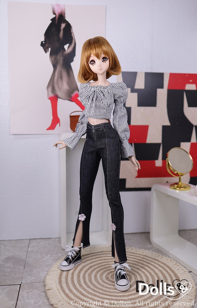 フレアパンツ ブラック 1/3 SD