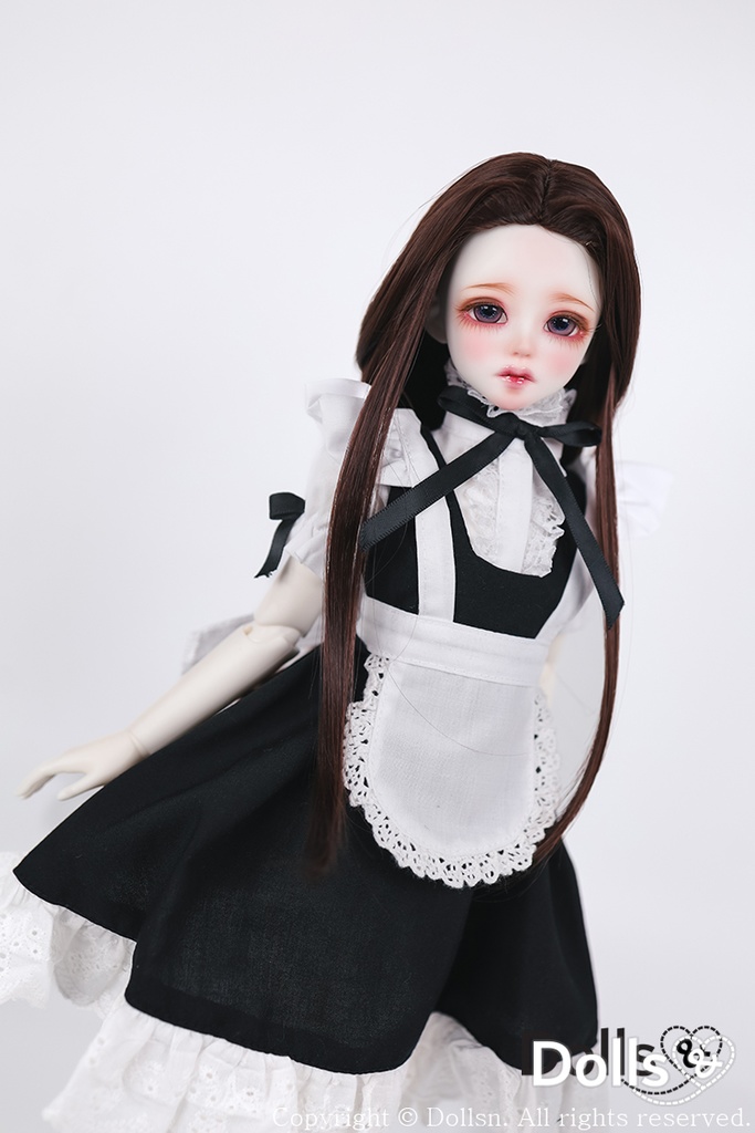 MSD SDMサイズ耐熱ウイッグ 7~8インチ 前髪アッ WMM-033 (チョコレート)