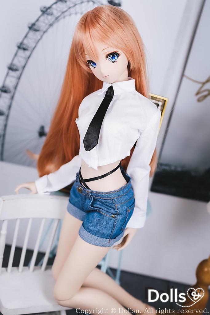クロップ シャツ ネクタイ 2点セット 1/3 SD