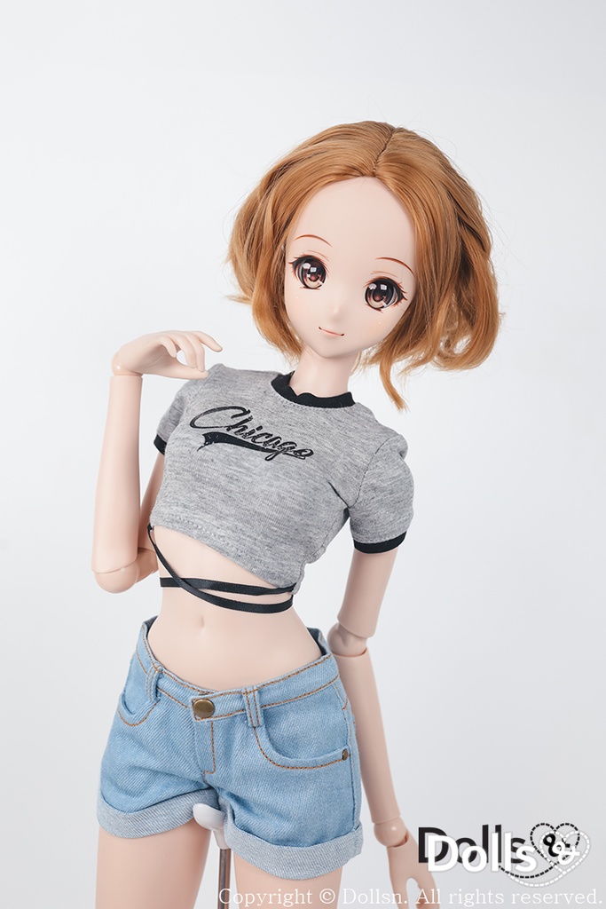 SD DDサイズ耐熱ウイッグ 8~9インチWM-035 (シュガーキャラメル)