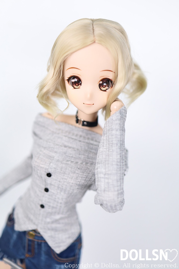 SD DDサイズ耐熱ウイッグ 8~9インチWM-035 (シャインブロンド)